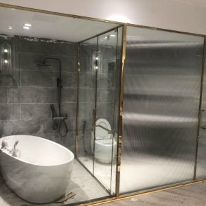 Cabin Nhà Tắm Kính Thẳng Cửa Lùa